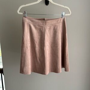 H&M Suede Mini Skirt - Blush